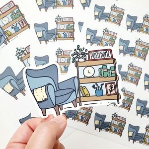 LB079 STICKERS Custom Personalizable Posh Home Poshmark Stickers [Price Firm]